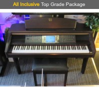 Used Yamaha CVP207 Rosewood Digital Piano Complete Package